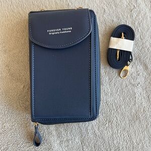 Forever Young crossbody wallet